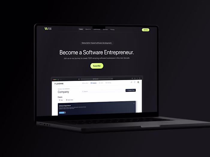 Landing Page UI Design
