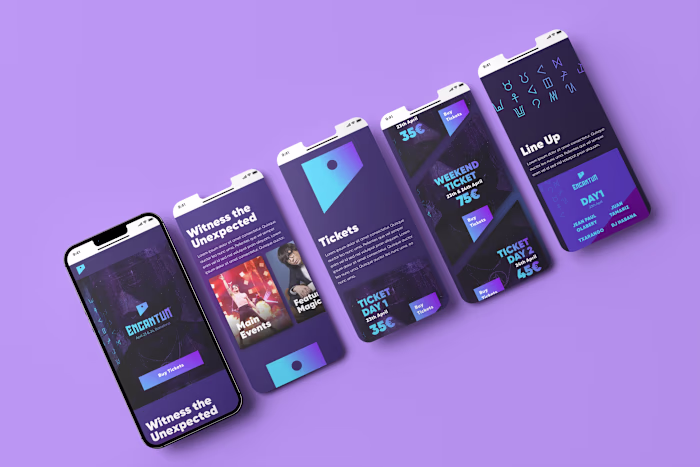 Encantum Responsive Website Prototype