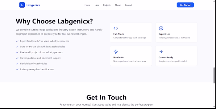 Designed and developed a professional corporate website for ...