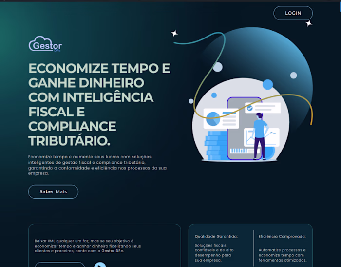 SIte para empresa: Inteligência Fiscal