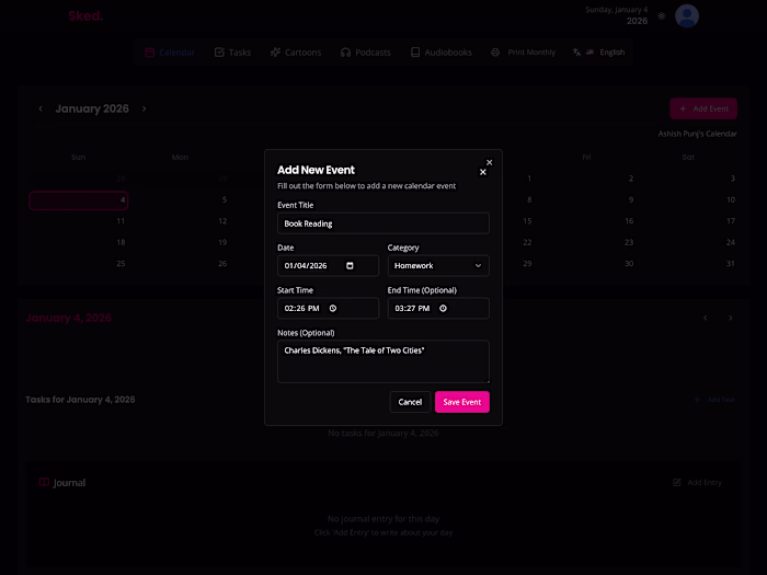 Building SKED — a shared planning and growth system for teen...