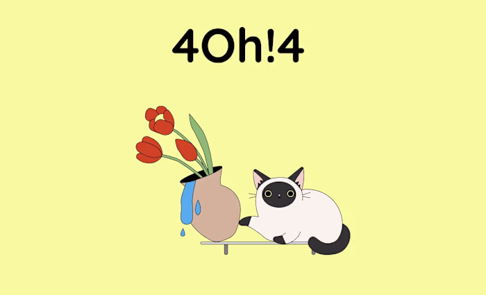 The classic 404 Error — Simplifying the navigation with words