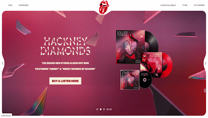 Website Redesign and Development for Rolling Stone Magazine