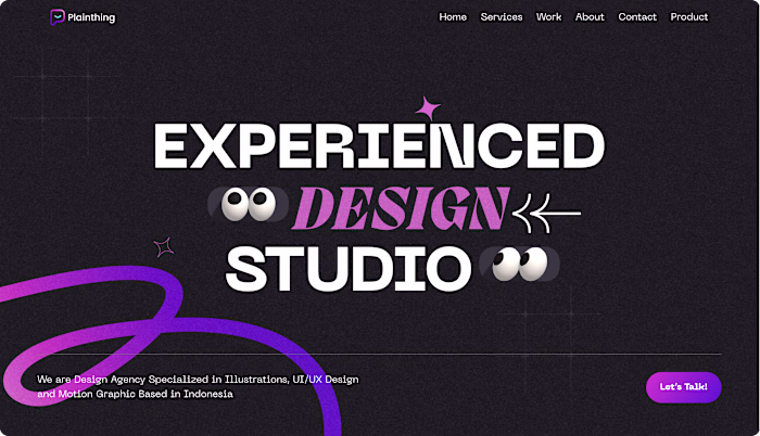 Plainthing Studio Website - Runner up Framer Award 2022