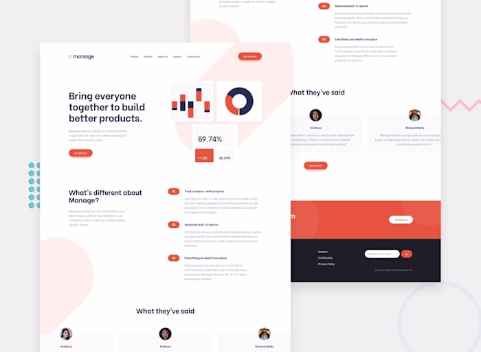 Manage-landing-page