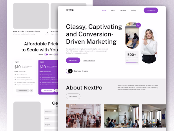 Digital marketing agency- Responsive Page Website