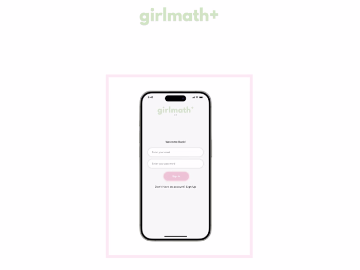 GirlMath AI App Development