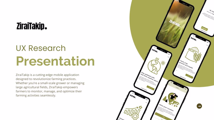 ZiraiTakip Cutting-edge Mobile Application Design