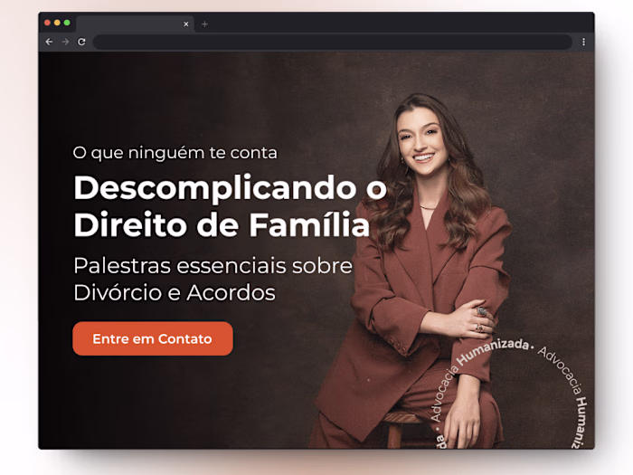 Landing Page for a Speaker Lawyer