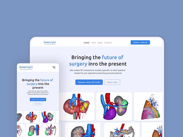 Innersightlabs Landing page