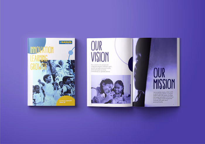 Sukrupa Organisation | Annual Report Design 