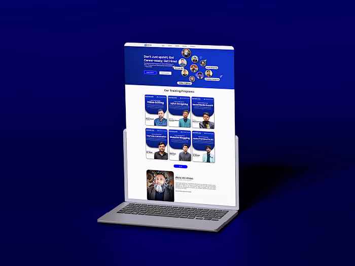 Training Agency Hompage Design :: Behance