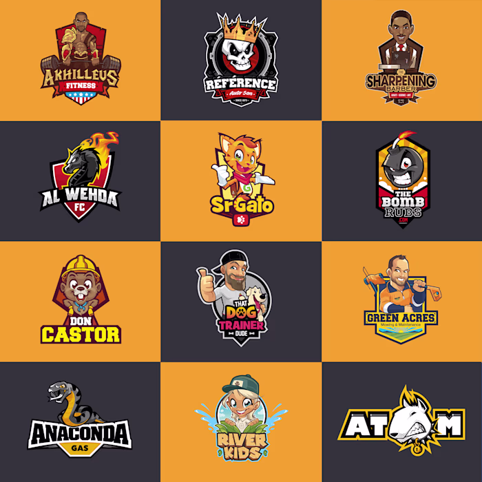 Illustrative logo design