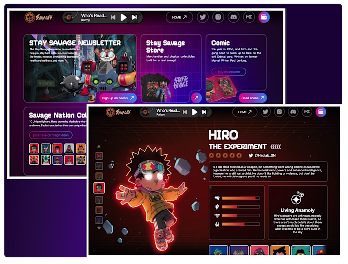 Savage Nation: NFT World with Next.js