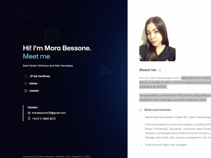 Portfolio - Mora Bessone