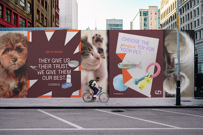 Putroshi Petshop — Logo and Visual Identity