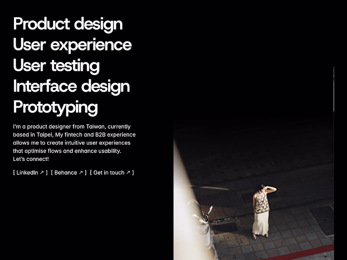 Fuchsia | UX designer portfolio web