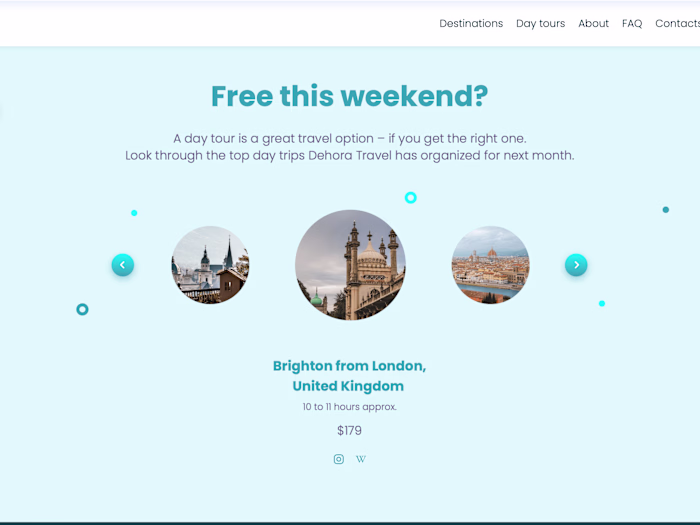 Travel Website Development