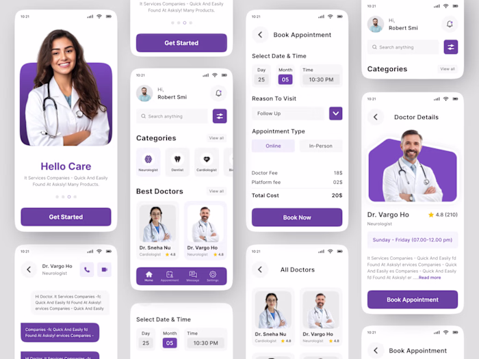 Online Medical Service Mobile App
