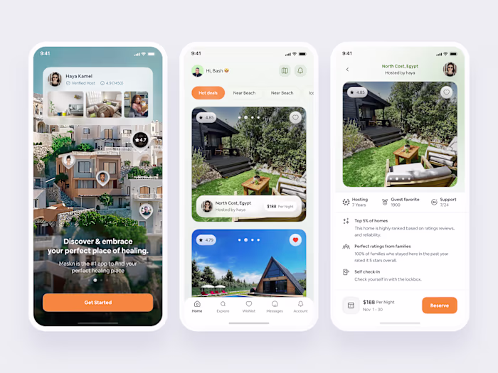 Maskn Homestay & Vacation Rental App by Bashar Louzon on Dribbb…