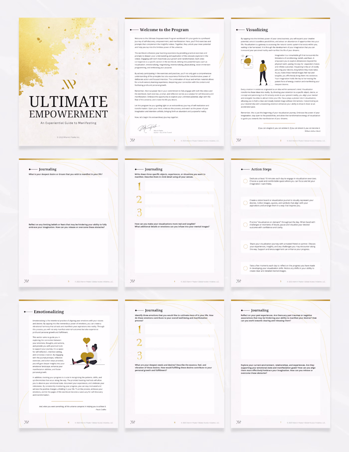 Spiritual Empowerment Workbook Design & Content Development