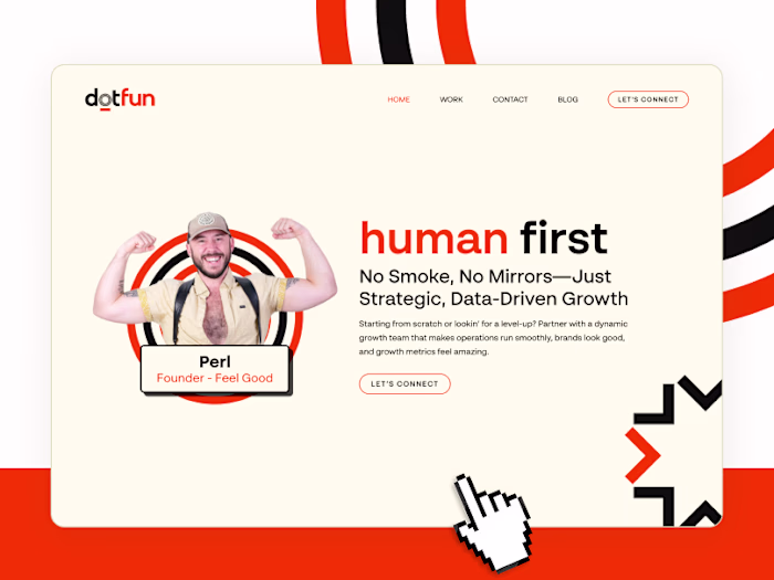 DotFun - Creative Agency Website Re-design
