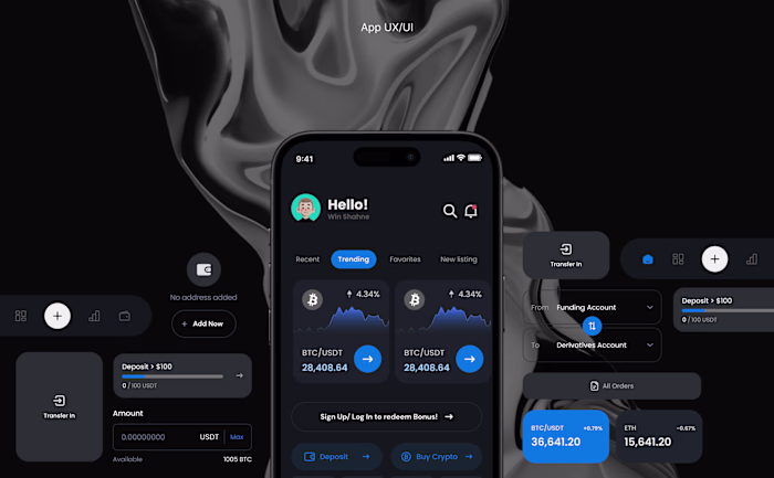 Moducoin crypto exchange wallet | Mobile App |