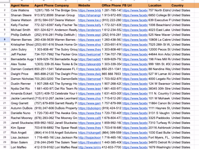 Google Maps Data Scraping