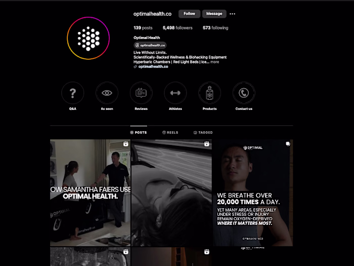 Luxury Wellness Social Media Management