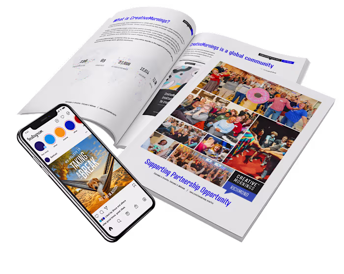 Digital and Print Assets for CreativeMornings RVA