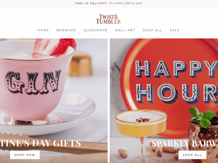 Vintage Inspired Home Barware Brand Development & Launch