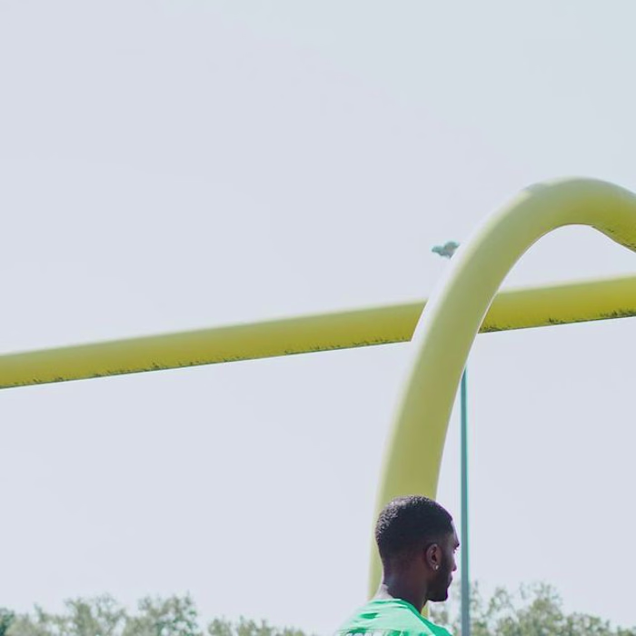 PUSH®: “Heritage Jersey Tee - Moss “MU” 