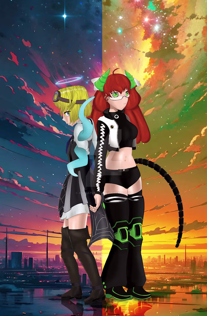 Siblings Commission Art  by AsunaYuki3212 on DeviantArt