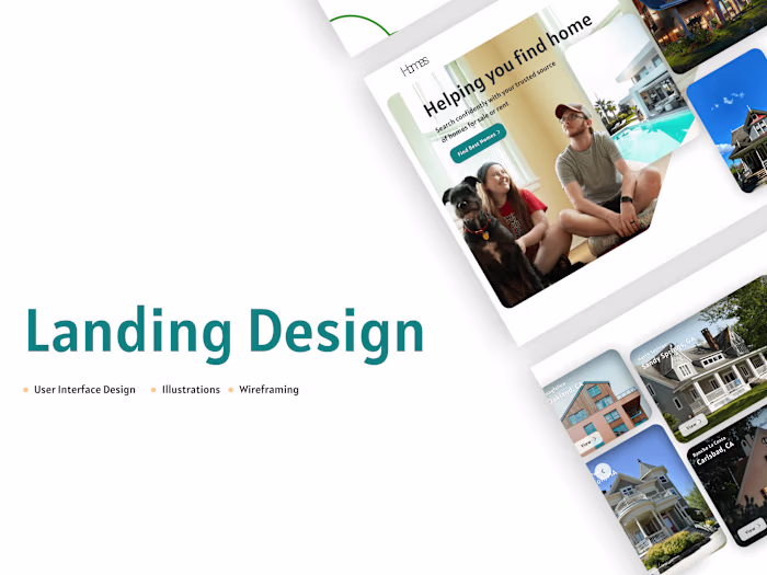Home for Real Estate Website Design