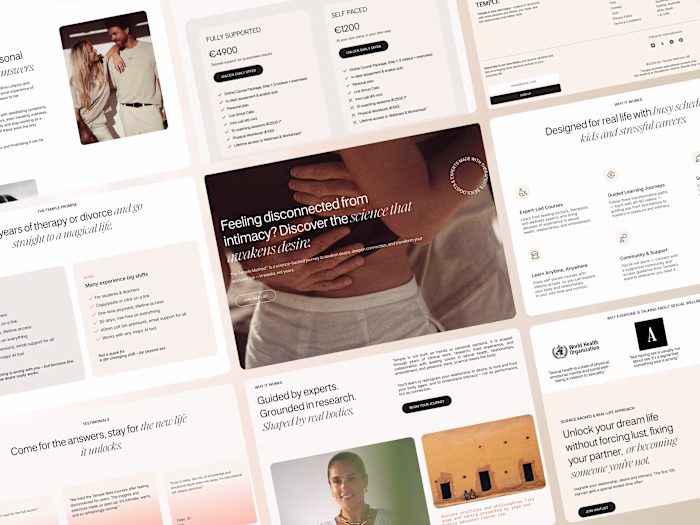 New look for My temple website