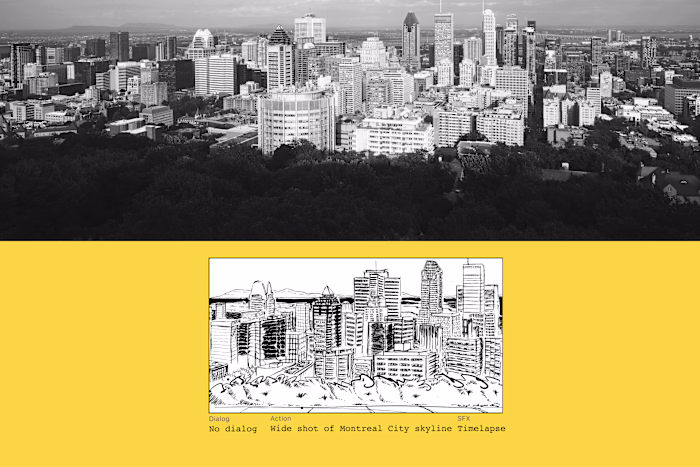 Storyboard for MCIT and PME MTL's videos