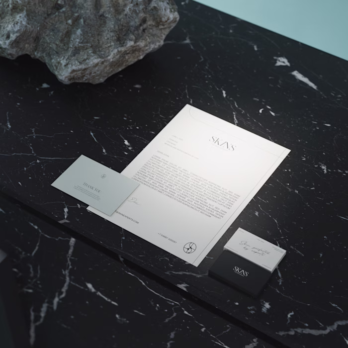 SKINS Aesthetics Branding 