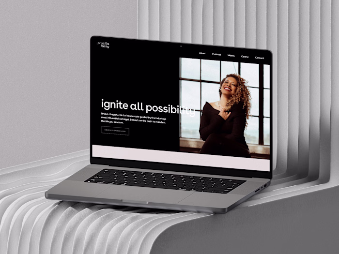 Landing page for Priscilla Facey