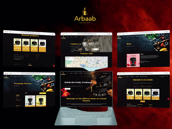Woocommerce Website for Hookah Flavours - Arbaab