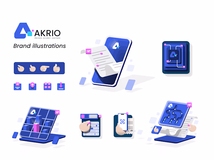 Hire Expert Designer for Custom Akrio Vector Illustrations