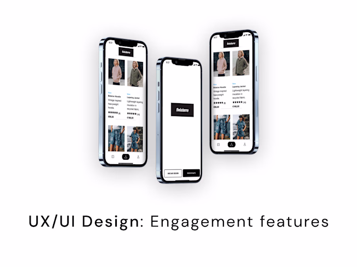 UX/UI Design: Engagement features