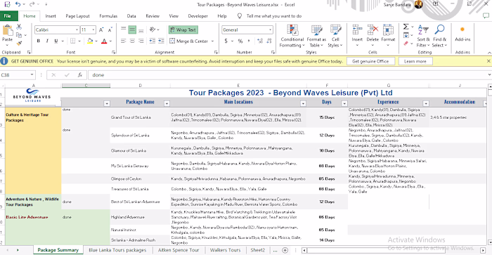 Web Research and data entry project