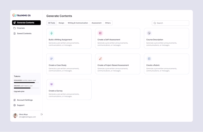 Education App Integrated with Generative AI (Bubble.io)