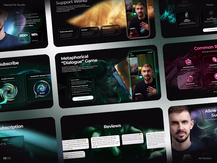 Private Telegram Channel Landing Page