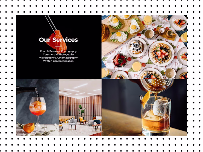 Creative Marketing Proposal for Food and Hospitality Industry