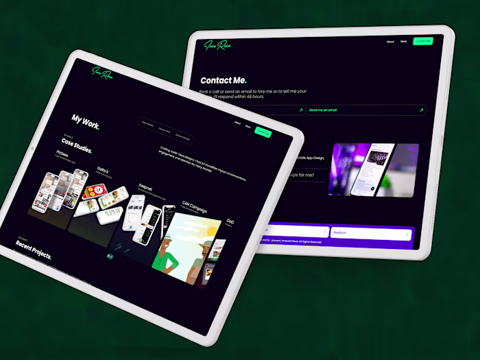 My portfolio website