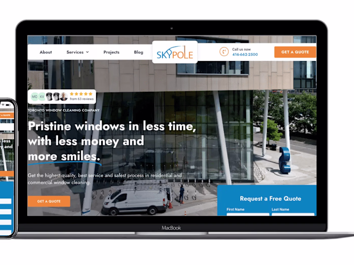 Skypole - Web Design Case Study