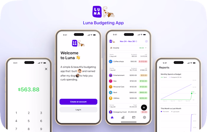 Luna Budgeting App