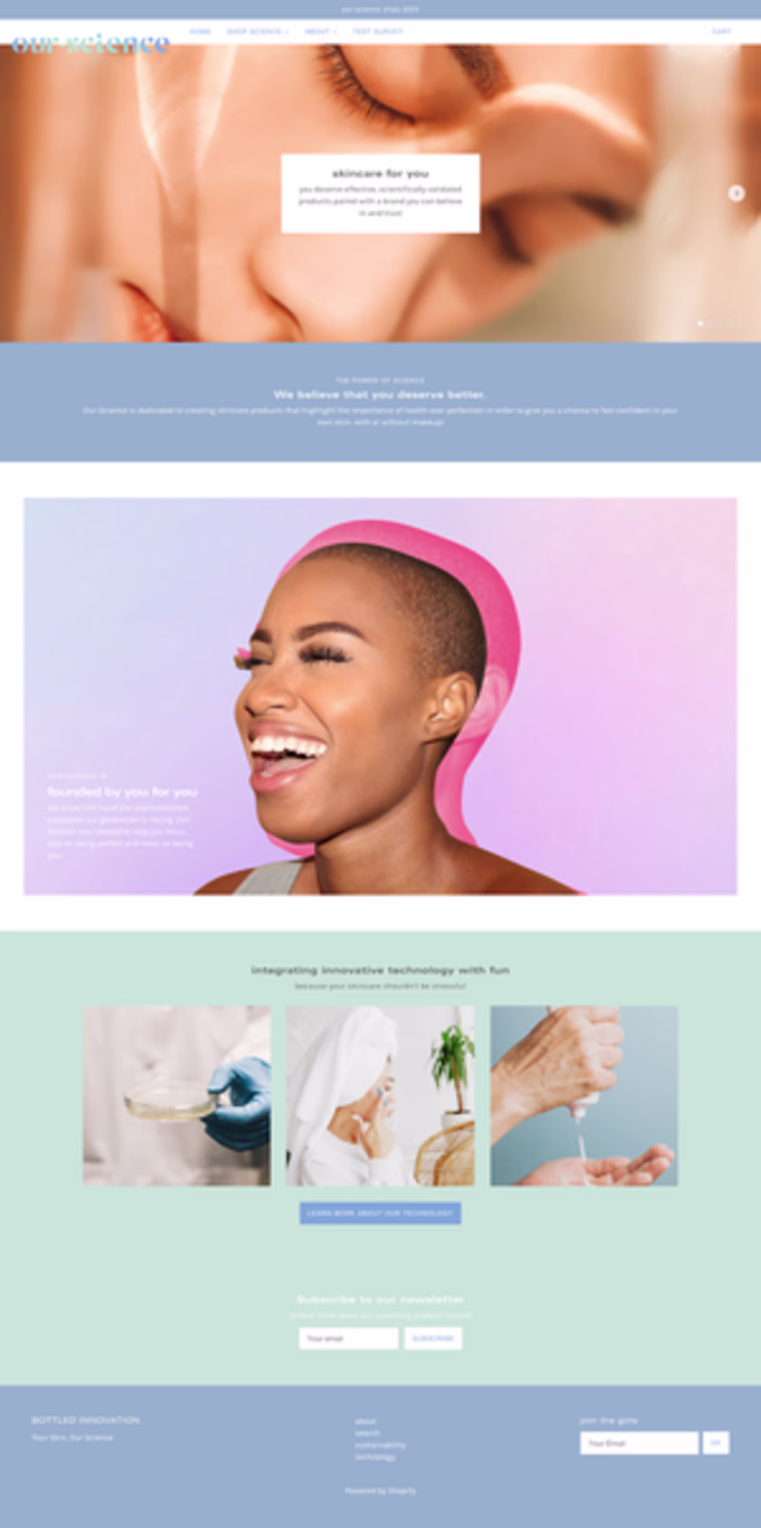 Women's Skincare Shopify