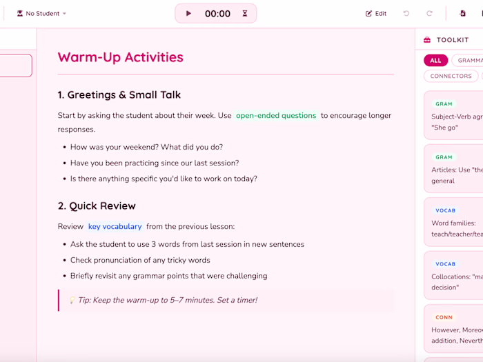 LessonForge: Open-Source Lesson Management Tool